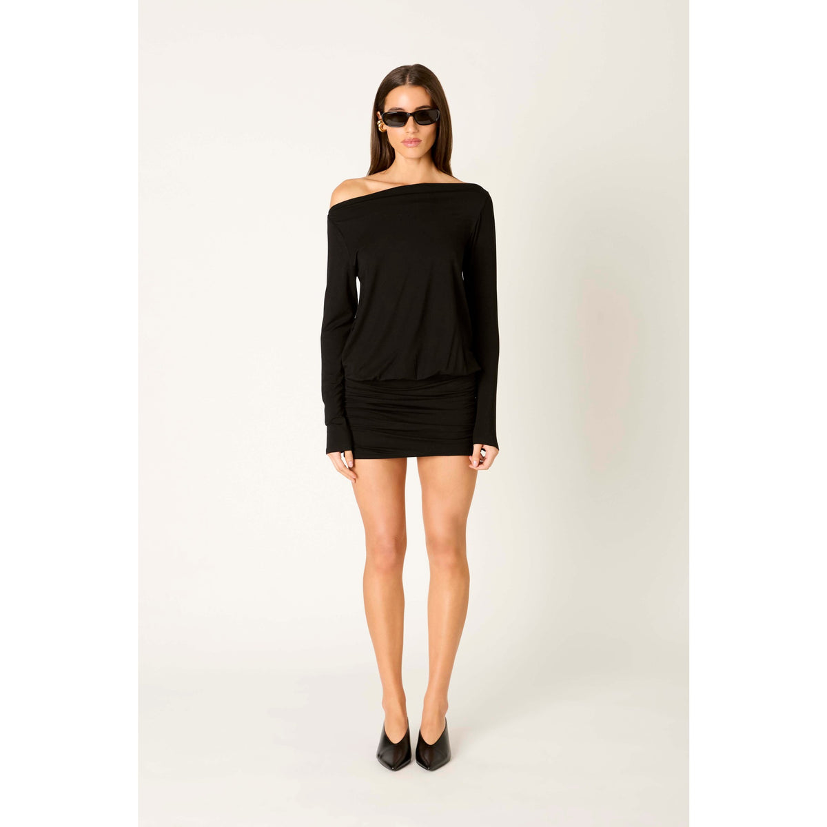 Nia Womens Burgos Dress - Black