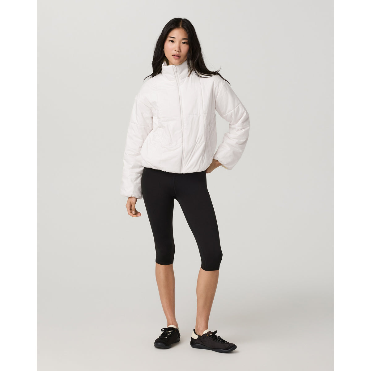 Vuori Womens Canyon Insulated Sporty Jacket - Marshmallow
