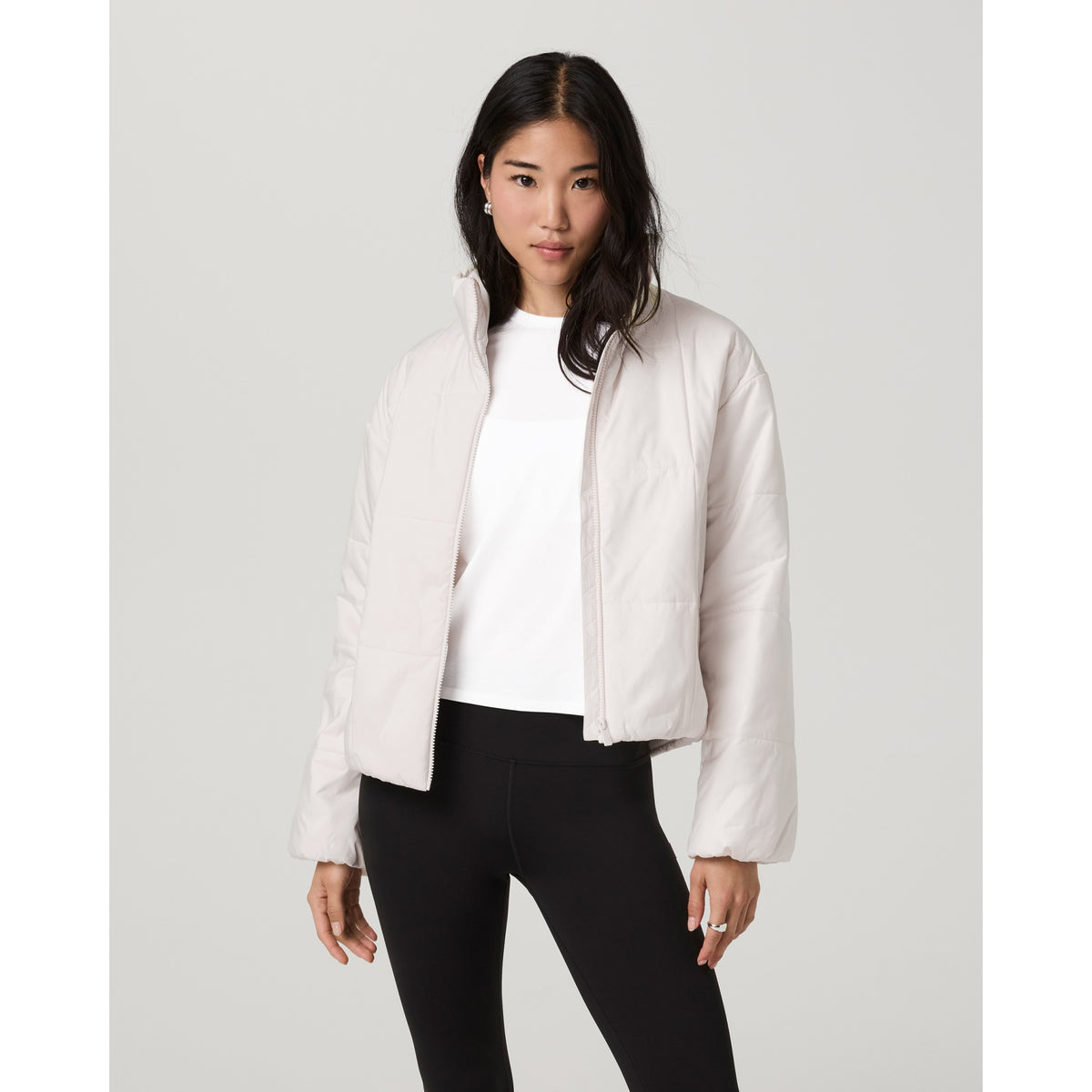 Vuori Womens Canyon Insulated Sporty Jacket - Marshmallow