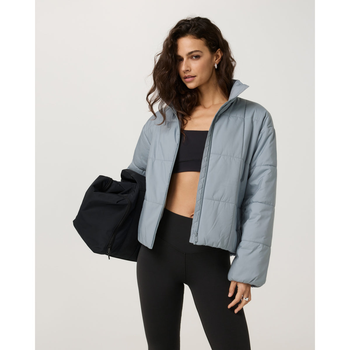 Vuori Womens Canyon Insulated Sporty Jacket - Raindrop