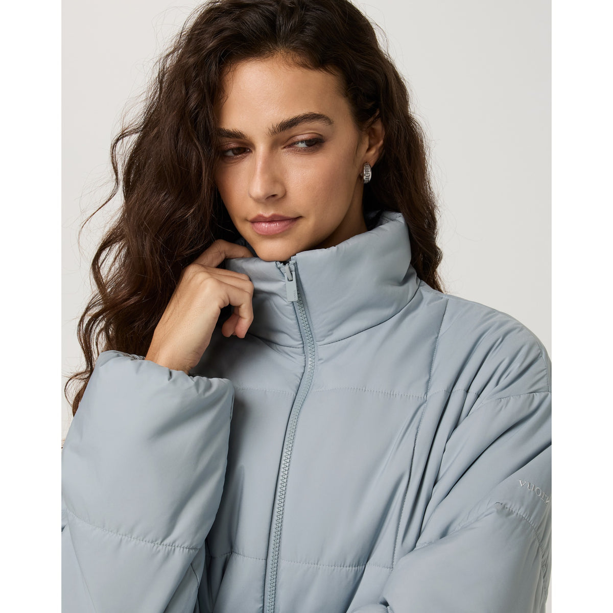 Vuori Womens Canyon Insulated Sporty Jacket - Raindrop