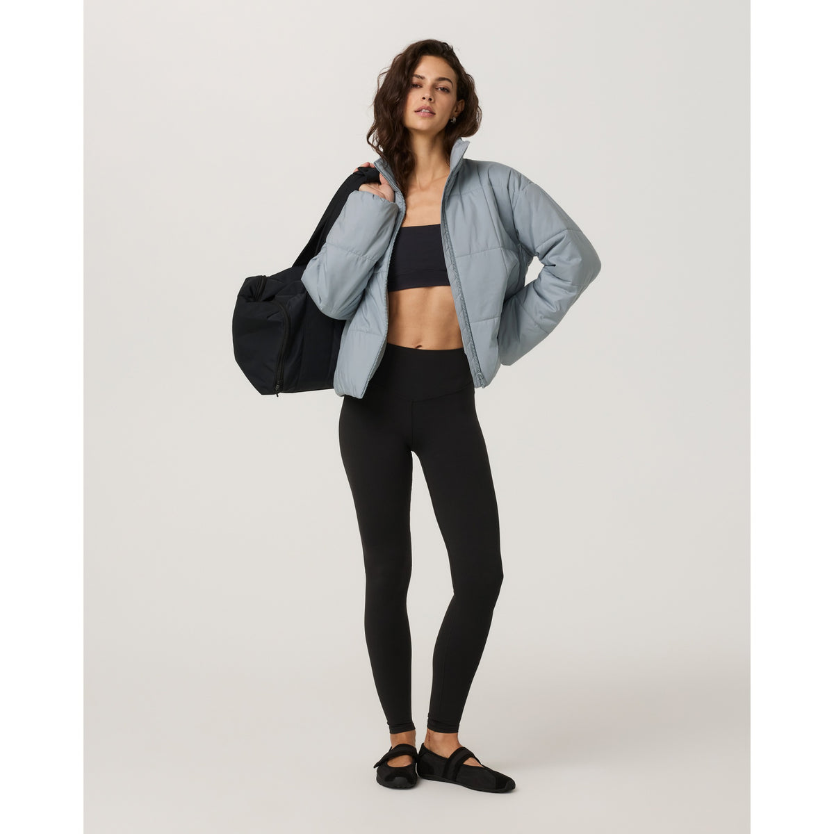 Vuori Womens Canyon Insulated Sporty Jacket - Raindrop