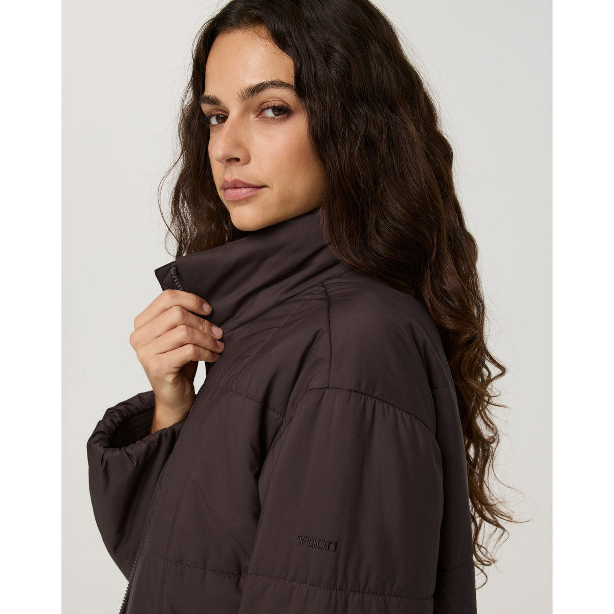 Vuori Womens Canyon Insulated Sporty Jacket - French Roast