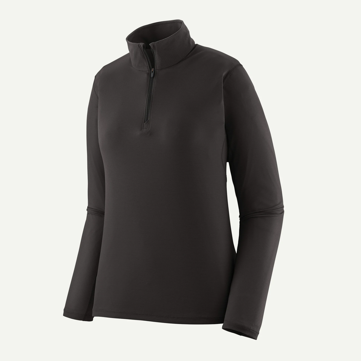 Patagonia Womens Cap LW Zip Neck F26-Black