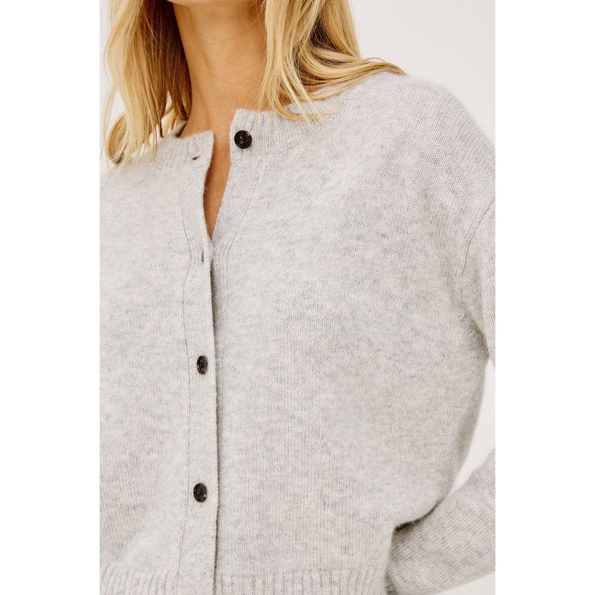 Rails Womens Carre Sweater in Heather Grey - Heather Grey