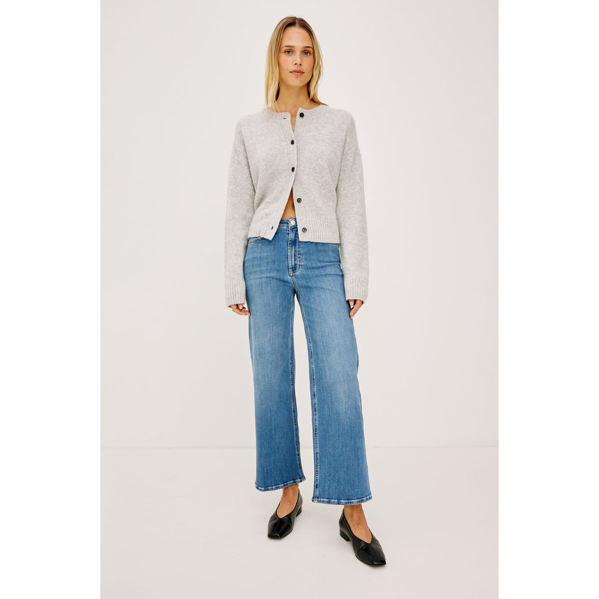 Rails Womens Carre Sweater in Heather Grey - Heather Grey