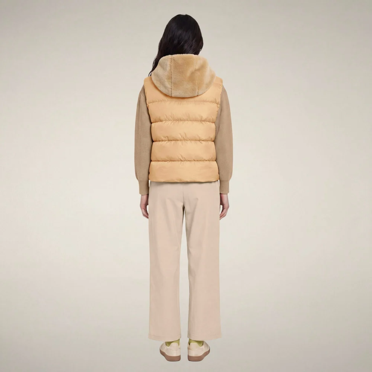 Save The Duck Womens Cassandra Jacket YOGI23- Stone Beige 