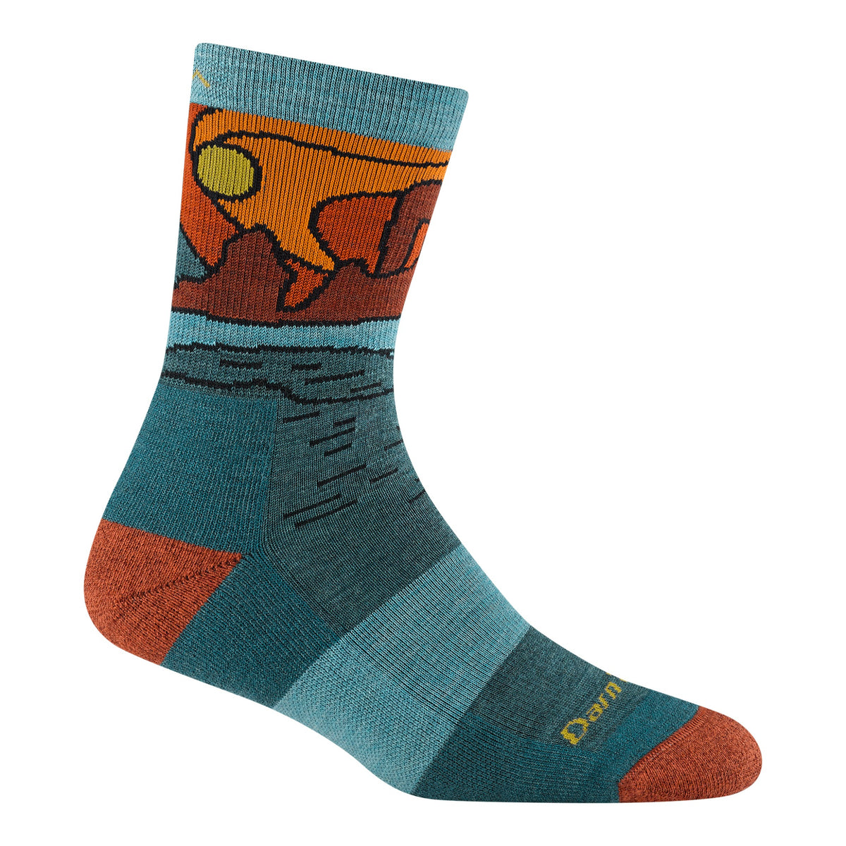 Darn Tough Vermont Womens Celeste Micro Crew Midweight with Cushion