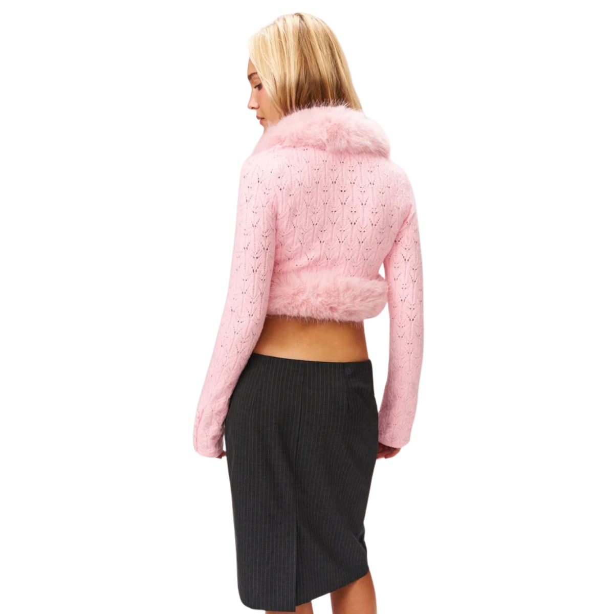Guizio Womens Charlotte Knit Bolero-Ballet Slipper 686