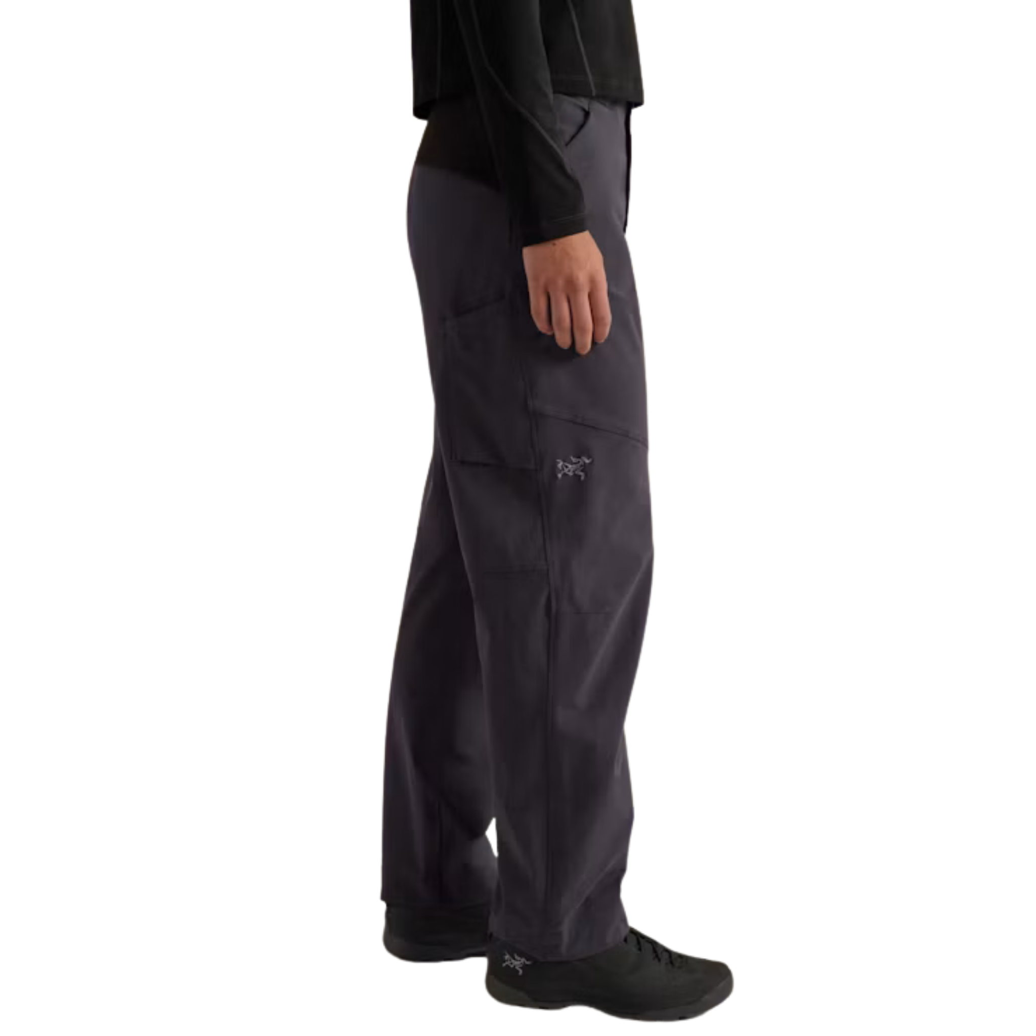 Arcteryx Womens Clarkia Cotton Pant Wide Leg-Black