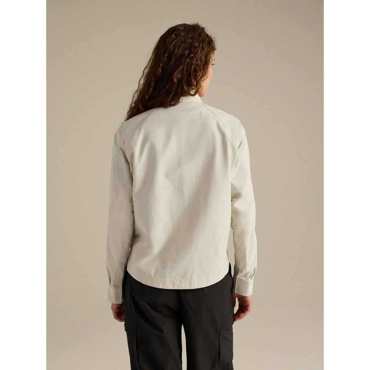 Arcteryx Womens Clarkia SL Cotton Overshirt - Sea Salt