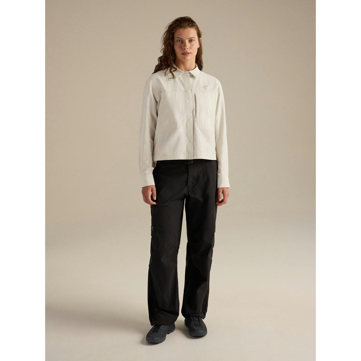Arcteryx Womens Clarkia SL Cotton Overshirt - Sea Salt