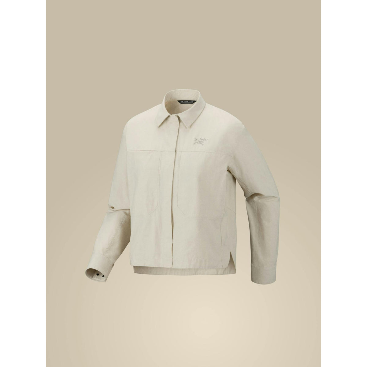 Arcteryx Womens Clarkia SL Cotton Overshirt - Sea Salt