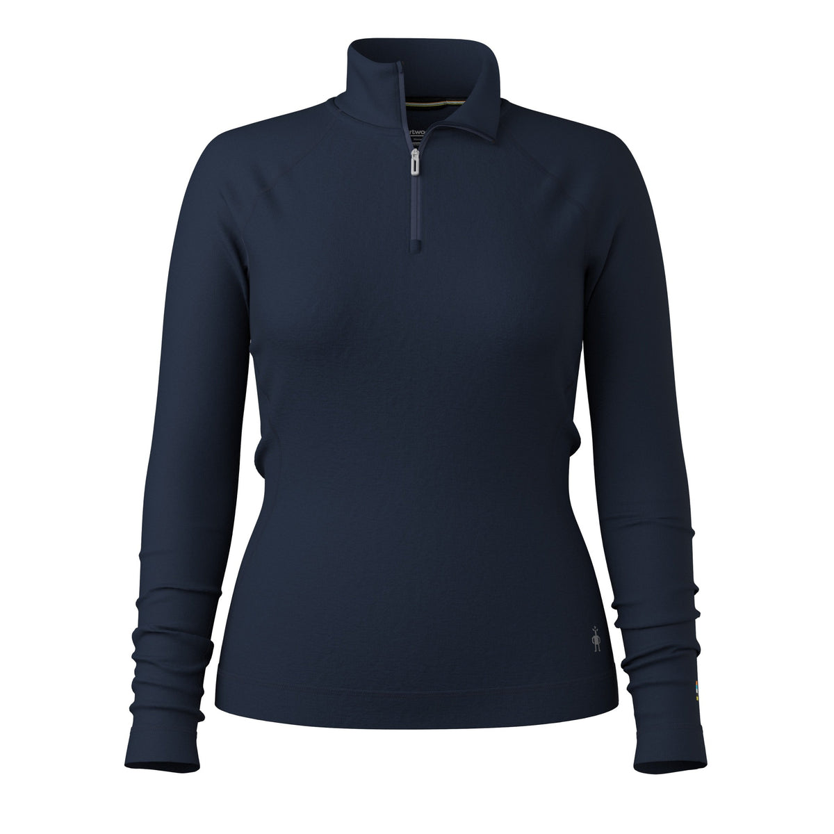 Smartwool Womens Classic Thermal Merino Base Layer 1/4 Zip - Deep Navy