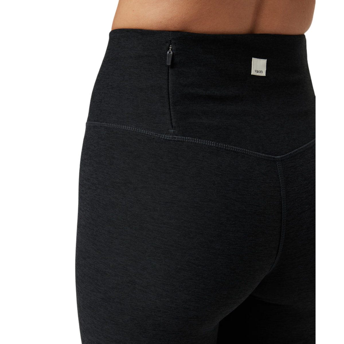 Vuori Womens Clear Elevation Legging-Black Heather 