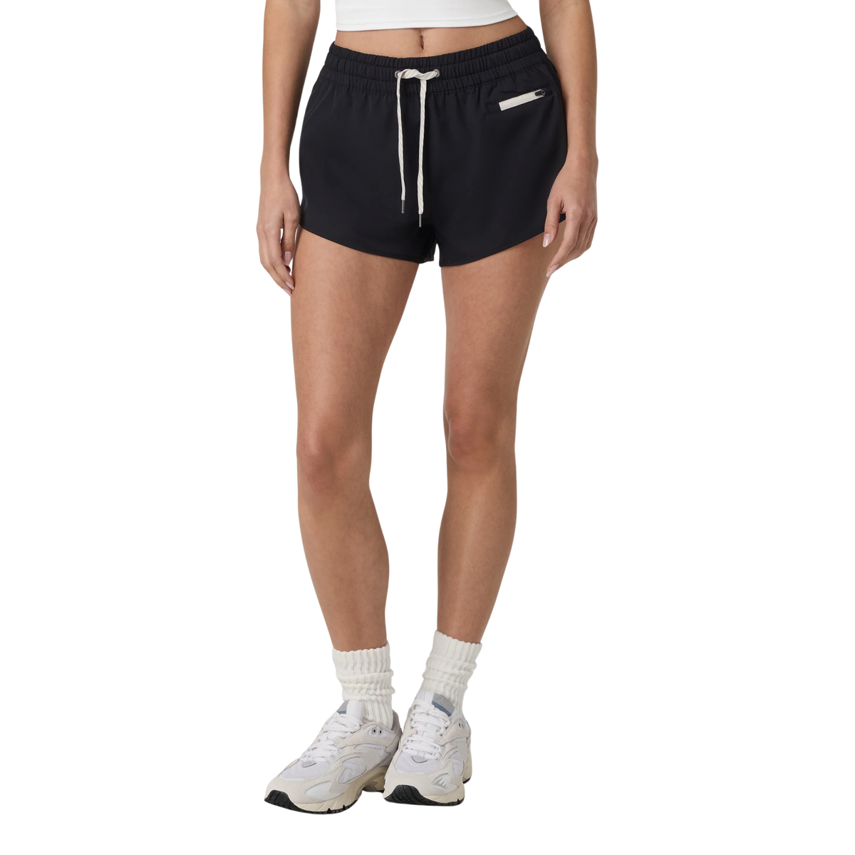 Vuori Womens Clementine 2.0 Short_Black