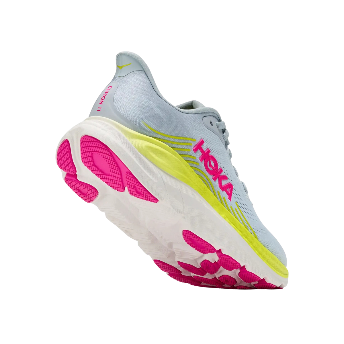 Hoka Womens Clifton 11-Mineral Blue and Overcast