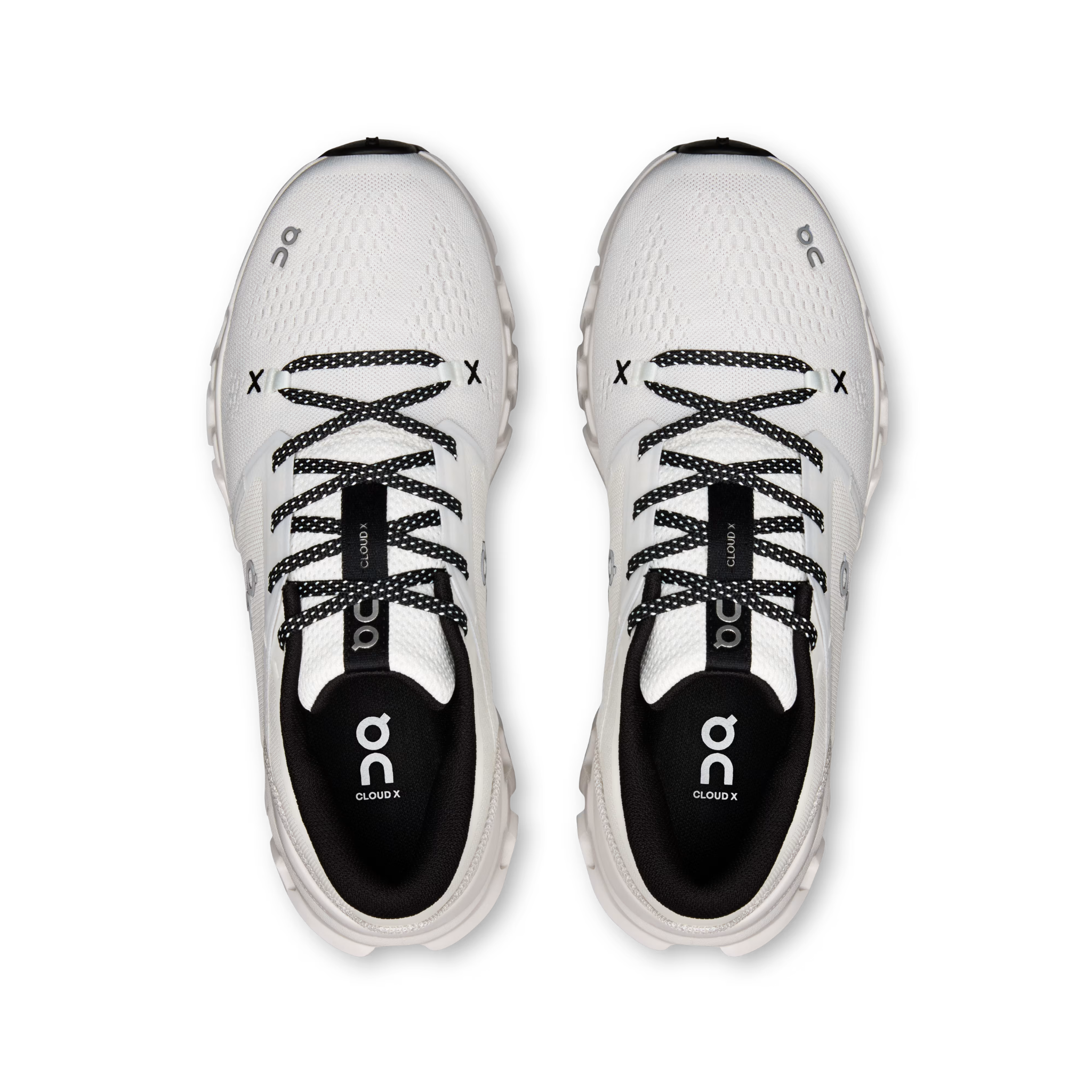 On Running Womens Cloud X 5 in White | Black-White & Black