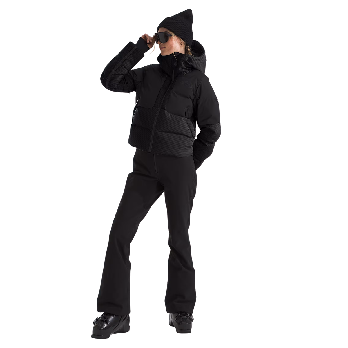 The North Face Womens Cold Spell Cropped Down Jacket-TNF Black