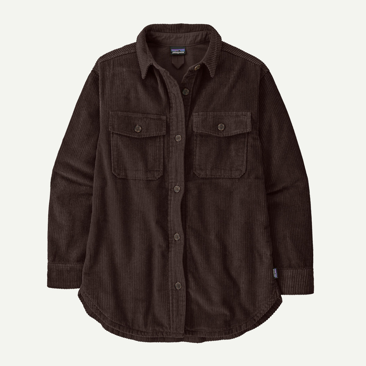 Patagonia Womens Corduroy Overshirt Jkt - Den Brown