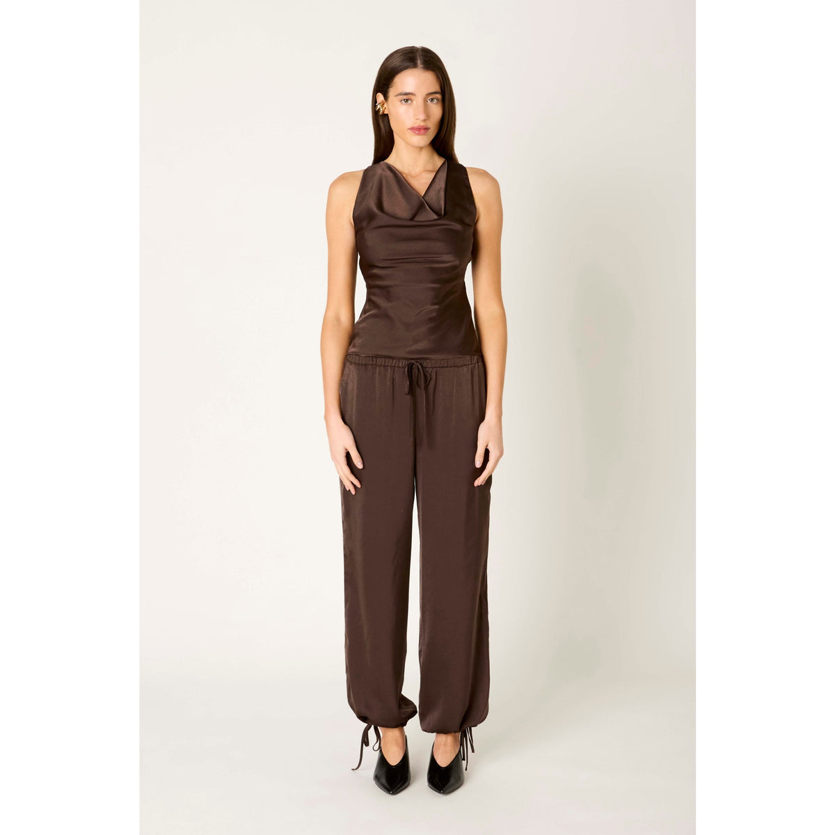 Nia Womens Cosimo Top - Espresso