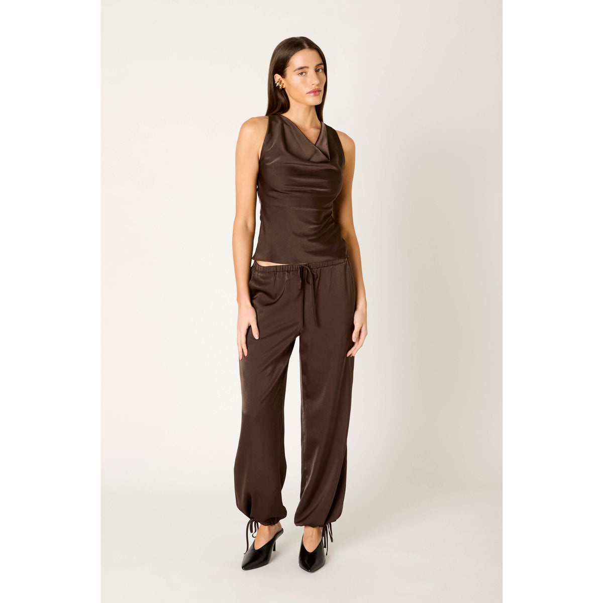Nia Womens Cosimo Top - Espresso