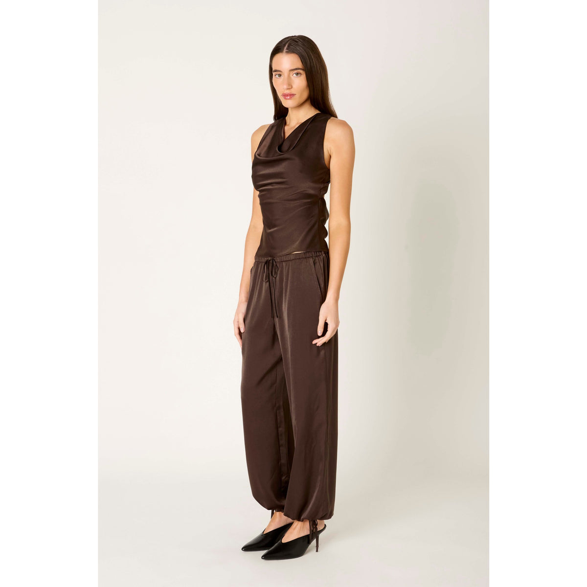 Nia Womens Cosimo Top - Espresso