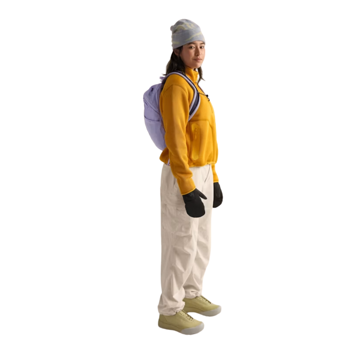 Arcteryx Womens Covert 1/2 Zip- Larch Heather
