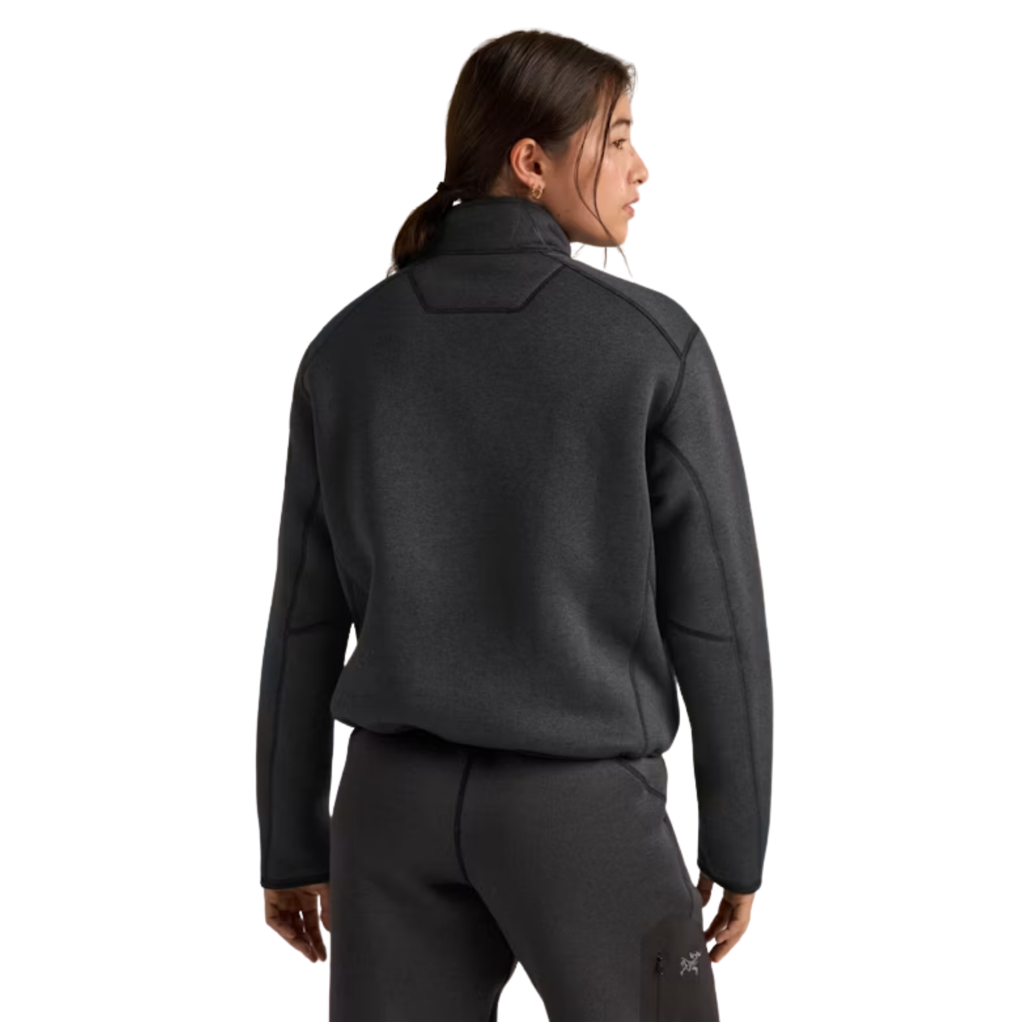 Arcteryx Womens Covert 1/2 Zip F26-Black Heather