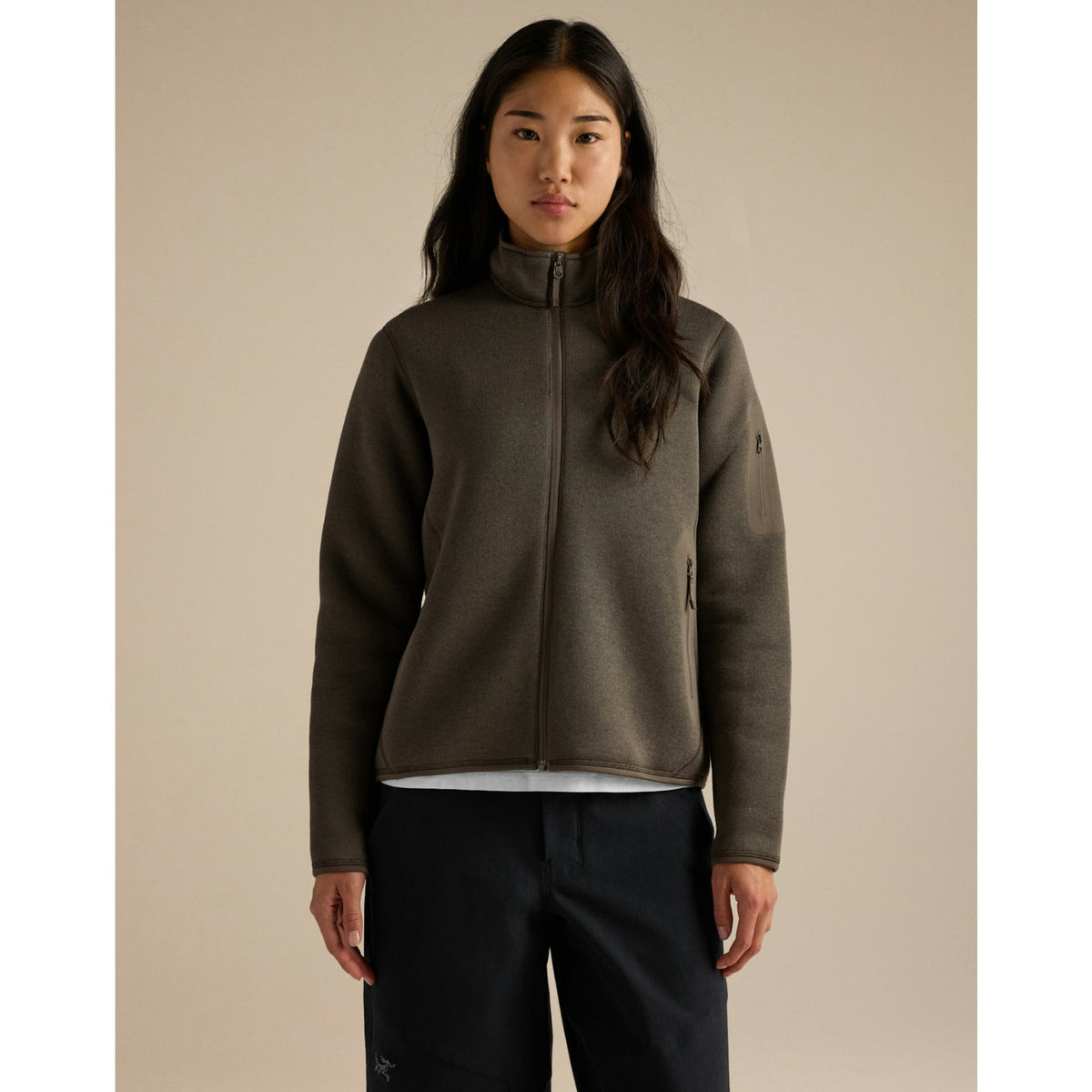 Arcteryx Womens Covert Cardigan F26 - Mongoose Heather