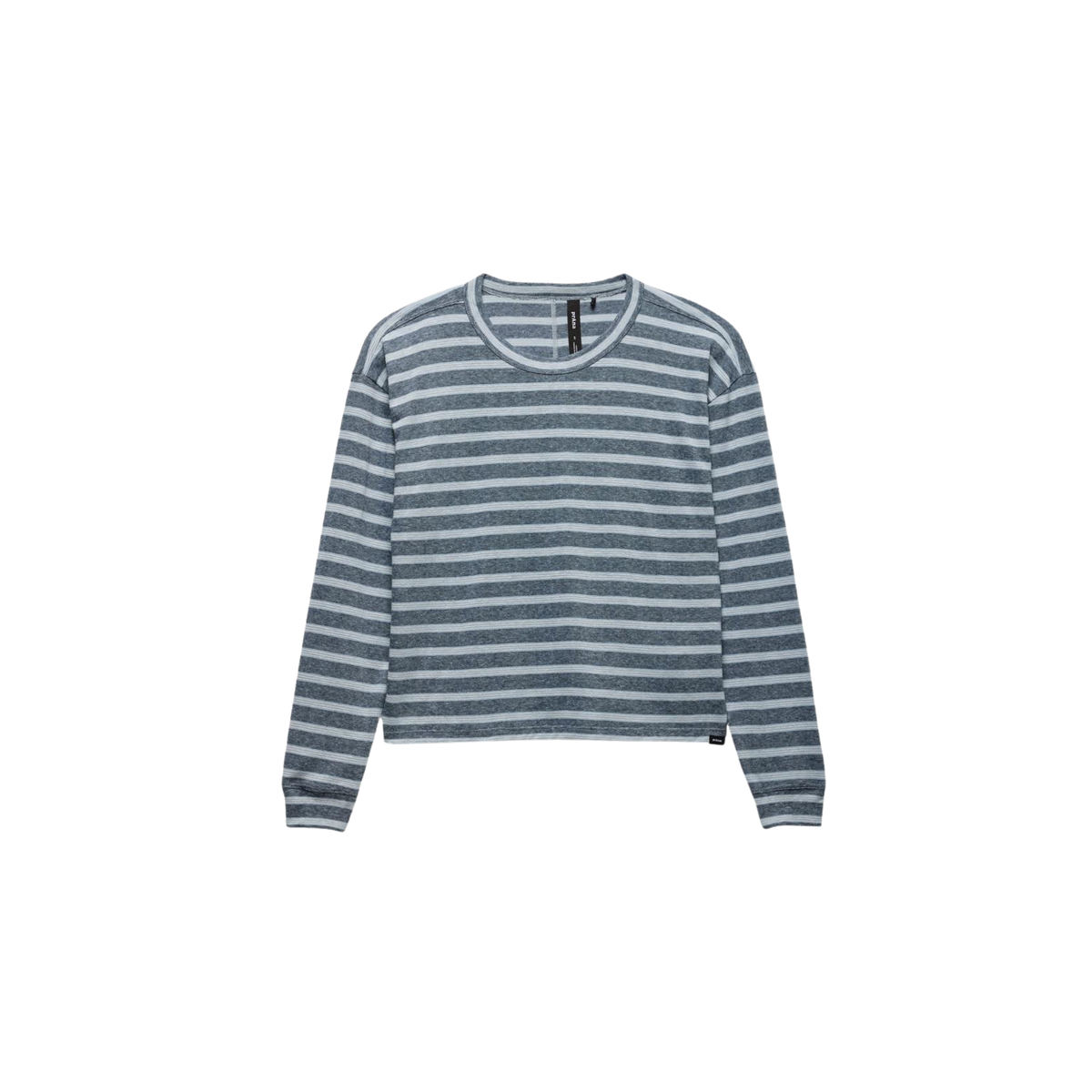 Parna Womens Cozy Up Long Sleeve Crew- Glacier Skies Stripe