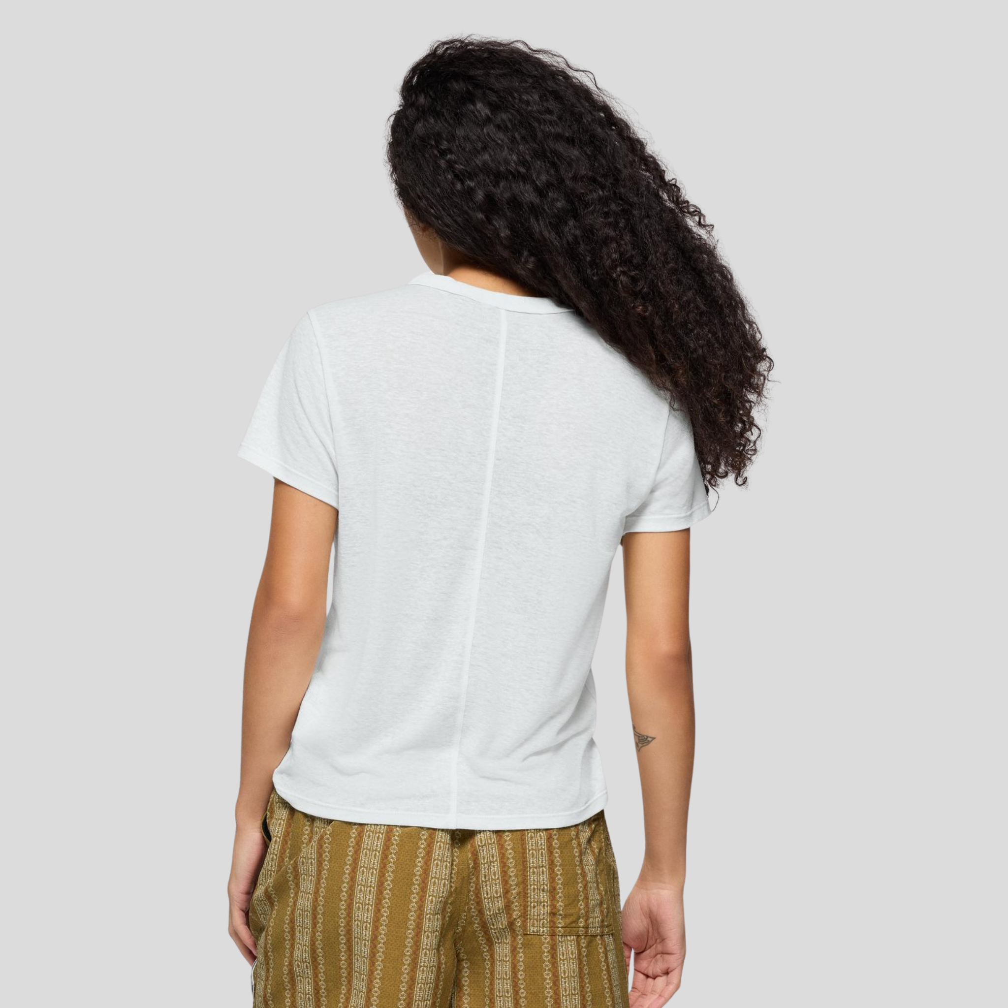 Prana Womens Cozy Up SS Crew-Soft White