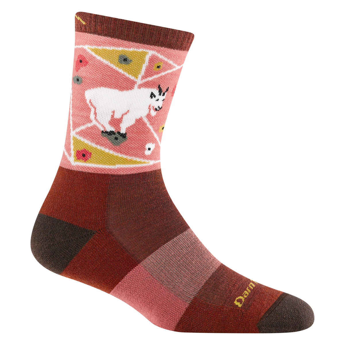 Darn Tough Vermont Womens Critter Club Micro Crew Lightweight With Cushion