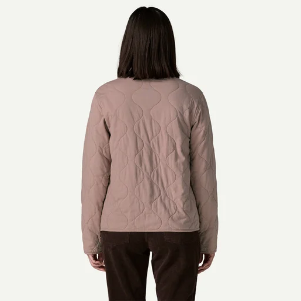 Patagonia Womens Daily Quilted Snap-T P/O-Stingray Mauve