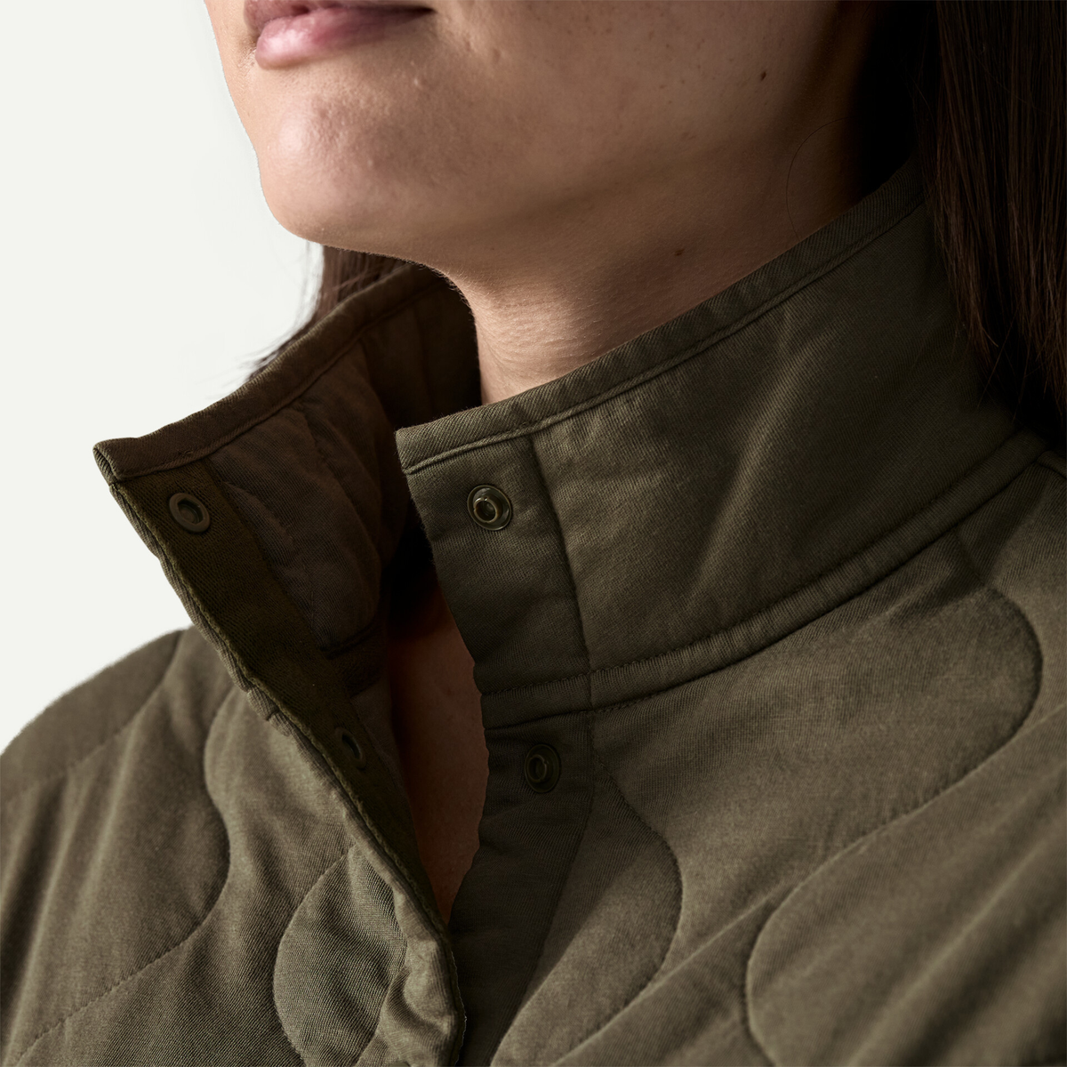 Patagonia Womens Daily Quilted Snap-T P/O F26-Natural