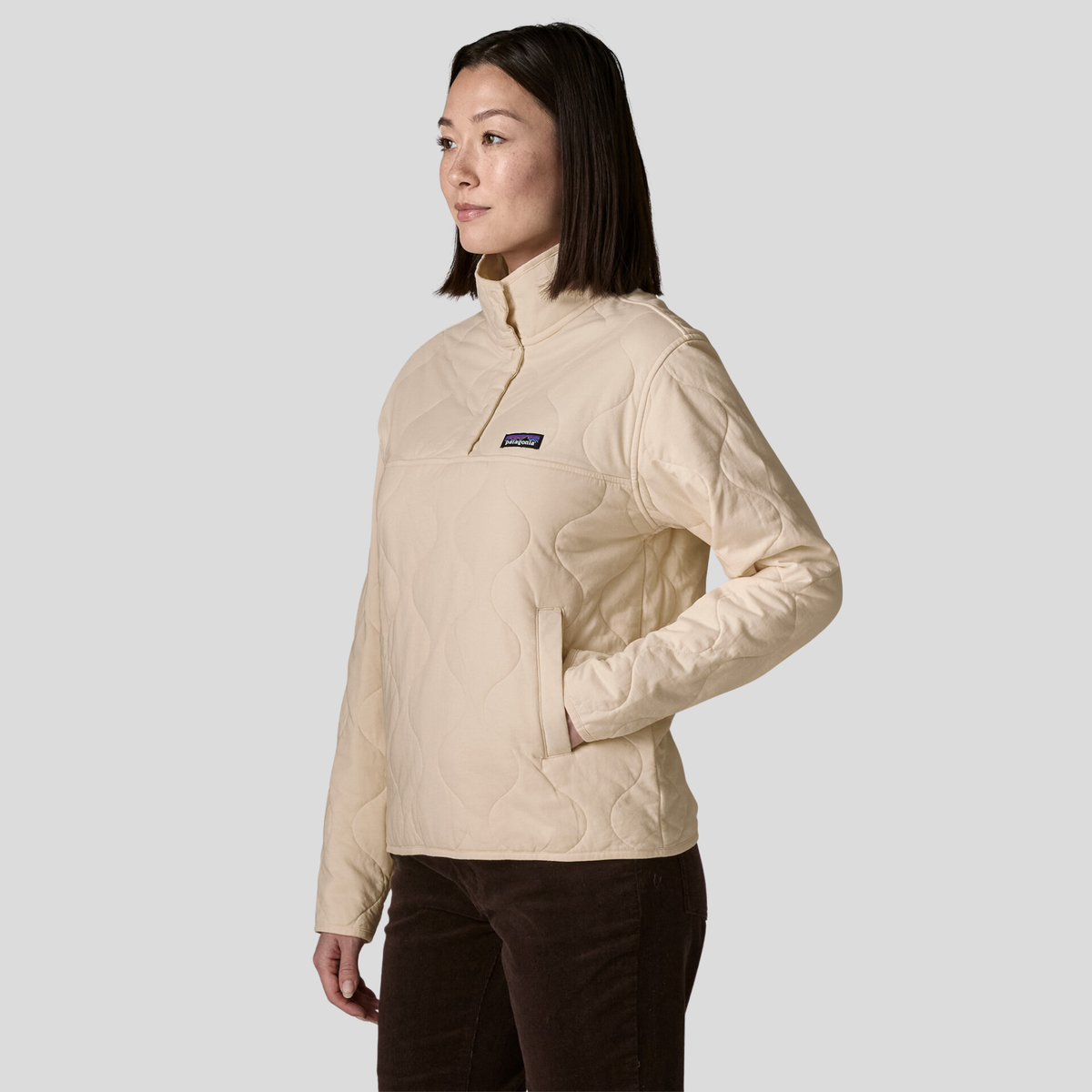 Patagonia Womens Daily Quilted Snap-T P/O F26-Natural
