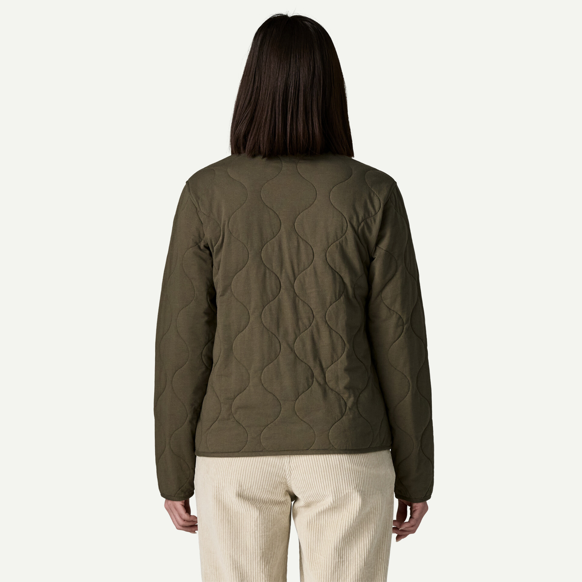 Patagonia Womens Daily Quilted Snap-T P/O F26-Natural