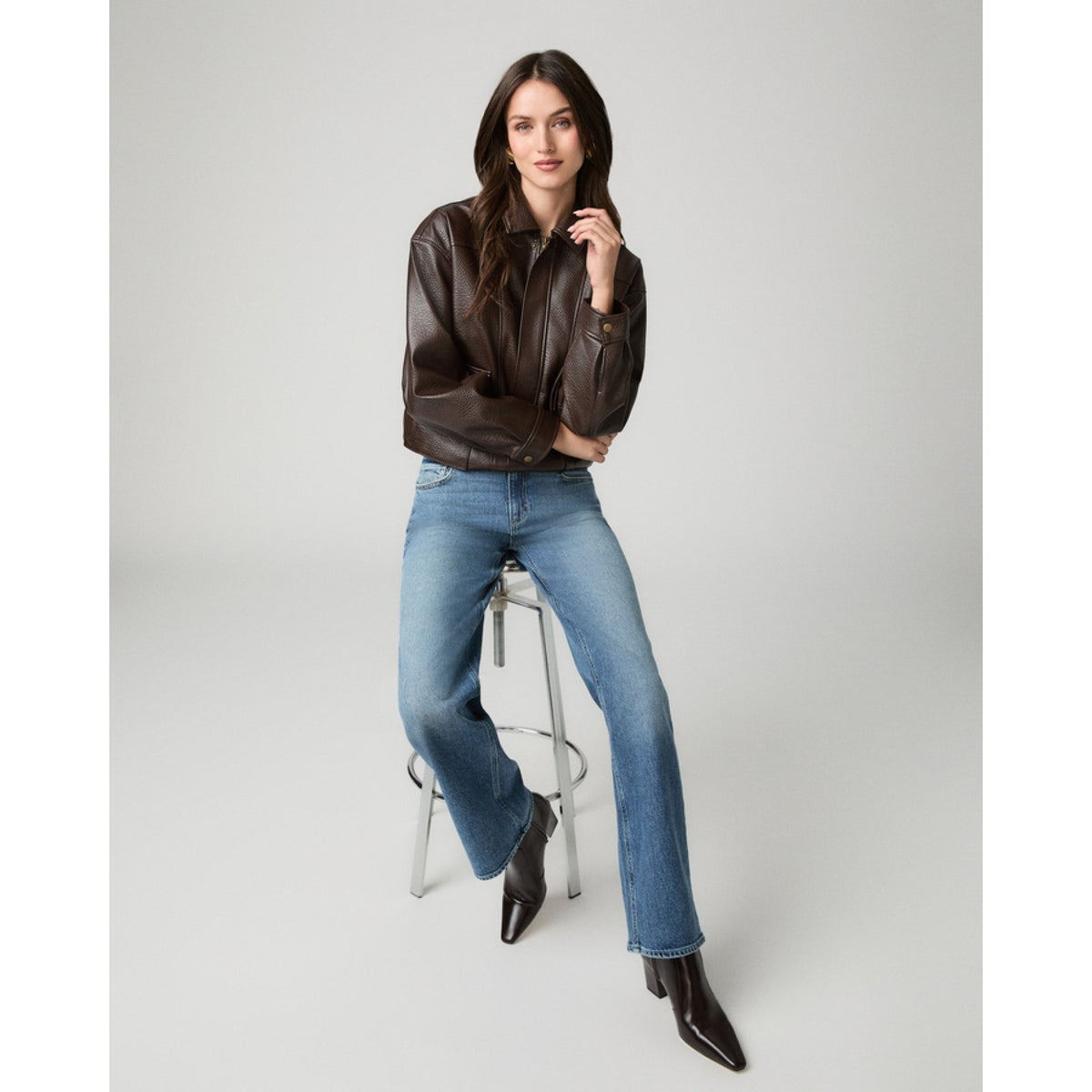 Paige Premium Denim Womens Dana in Thesis - Thesis