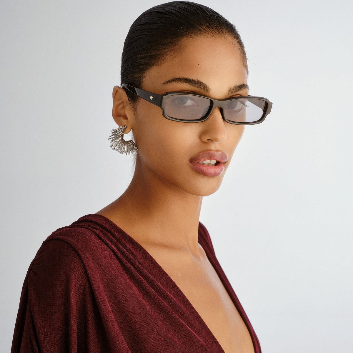 Le Specs Womens Dial Tone Sunglasses - Dark Chocolate