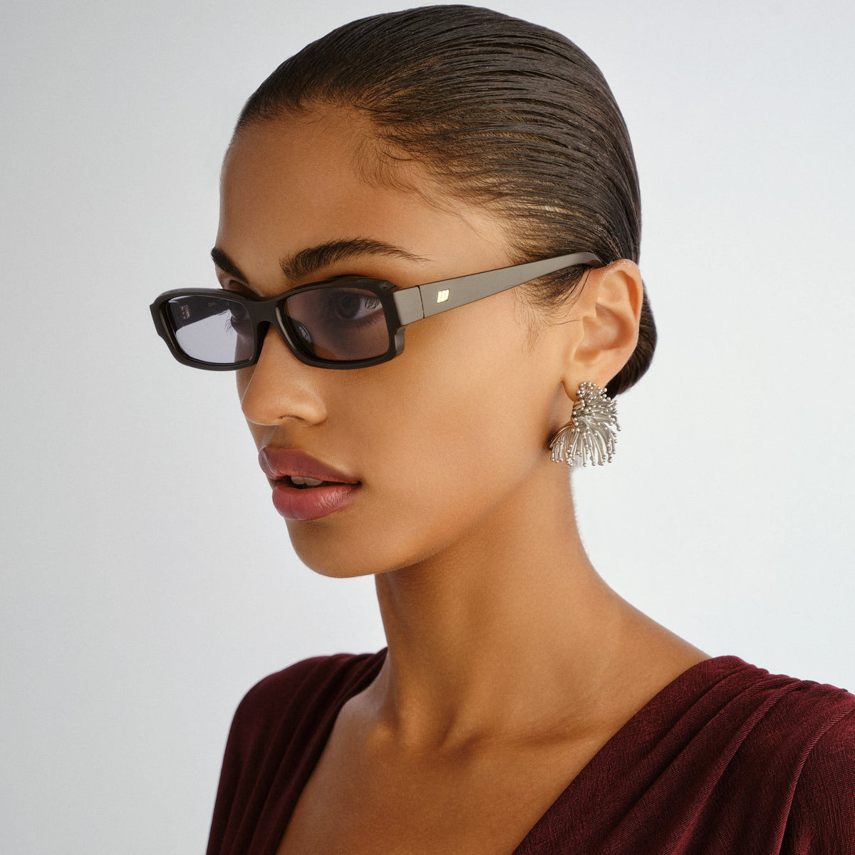 Le Specs Womens Dial Tone Sunglasses - Dark Chocolate