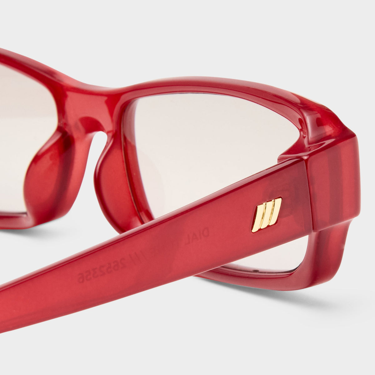 Le Specs Womens Dial Tone Sunglasses - Cranberry