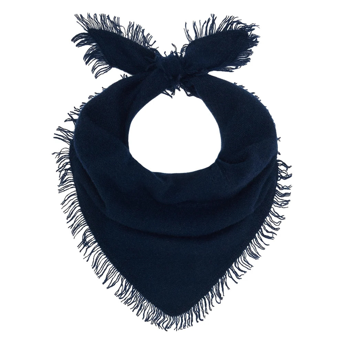 Jumper1234 Womens Distressed Triangle Scarf-Sky Diver