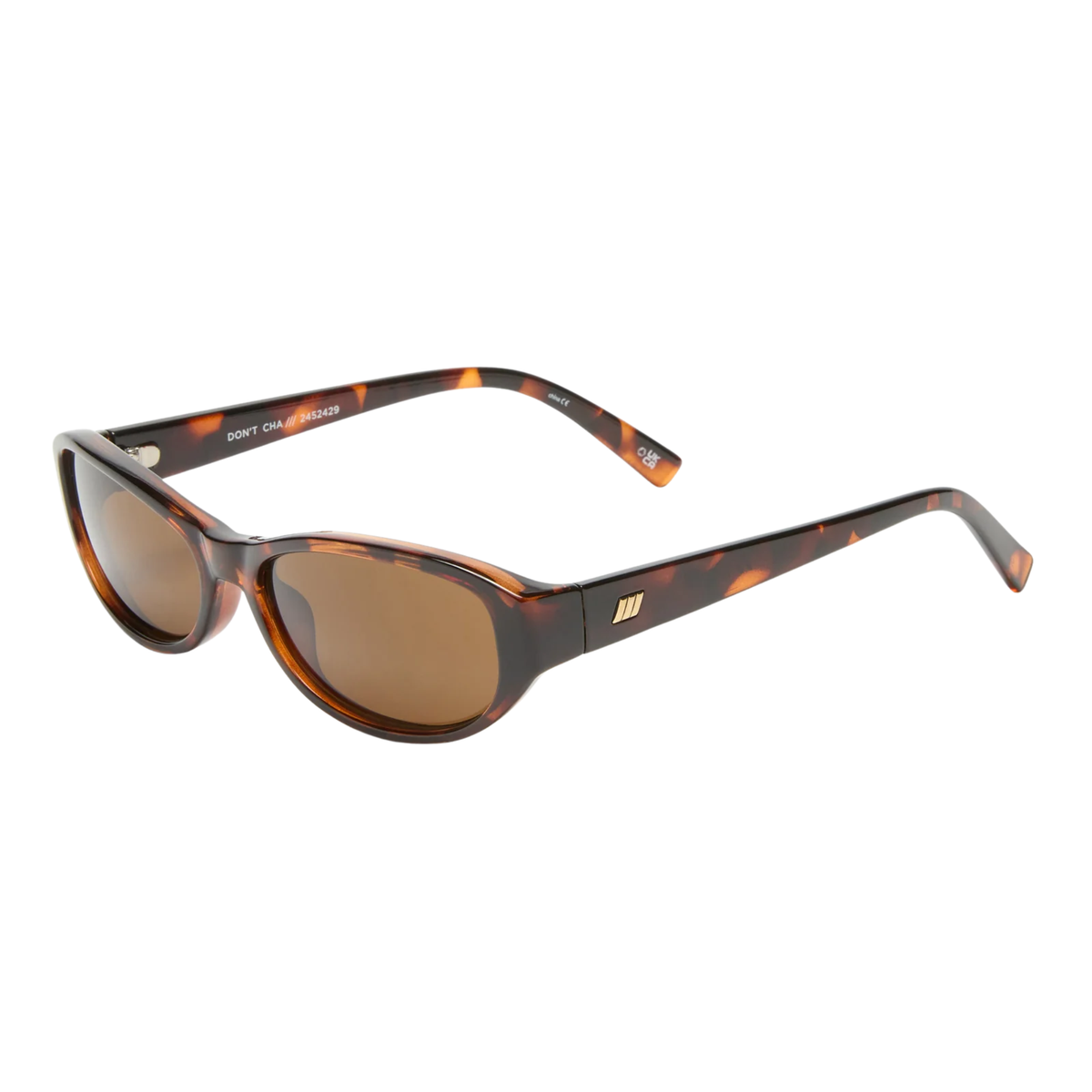 Le Specs Womens Don't Cha Sunglasses- Tort 