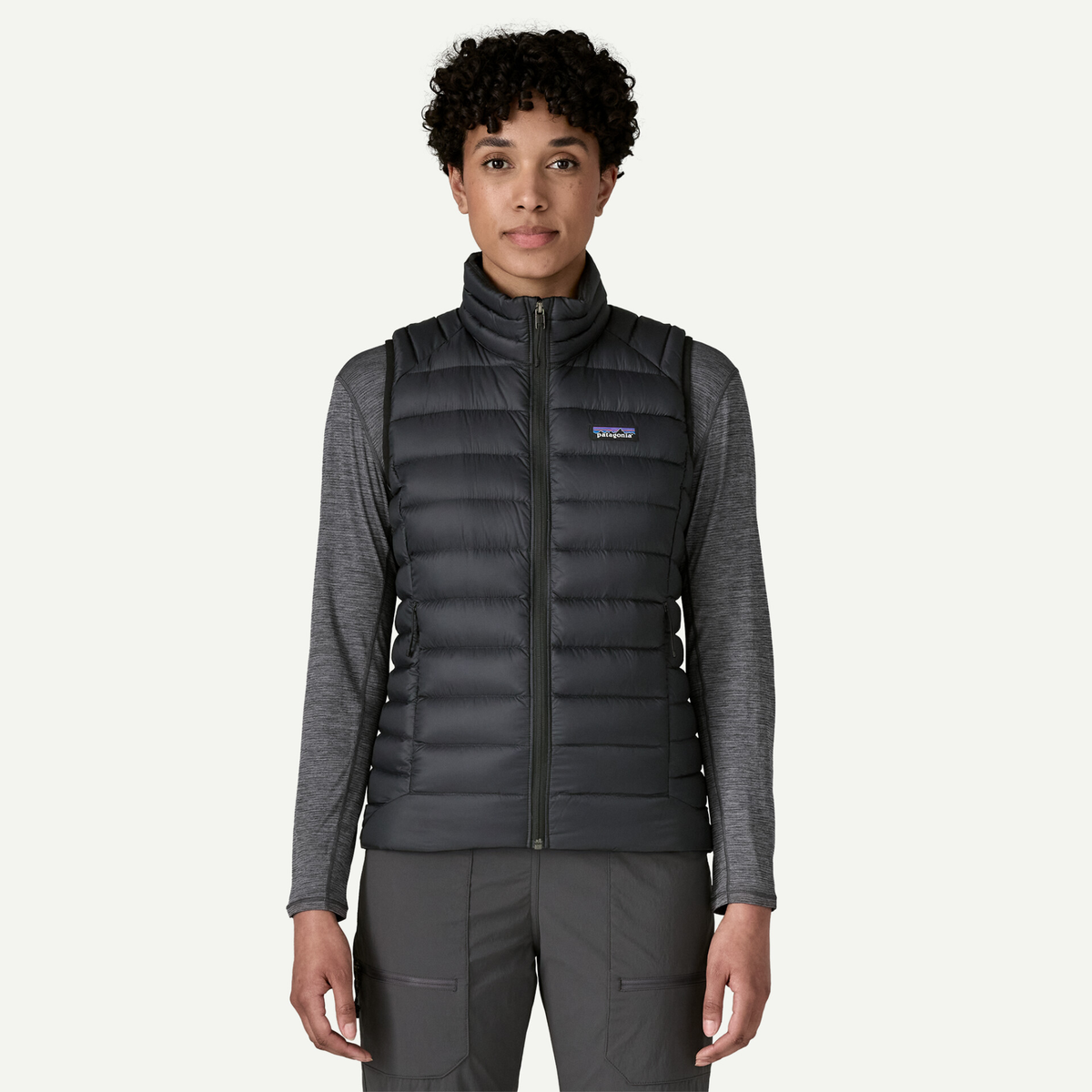 Patagonia Womens Down Sweater Vest- Black