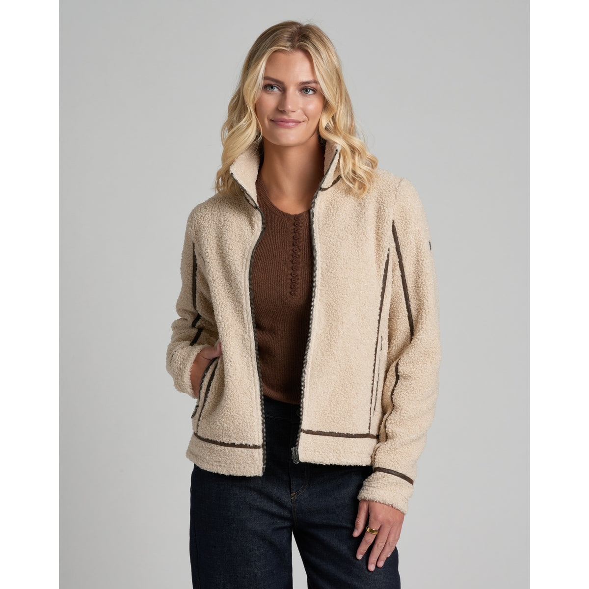 Kuhl Womens Durango Sherpa Jacket - Natural