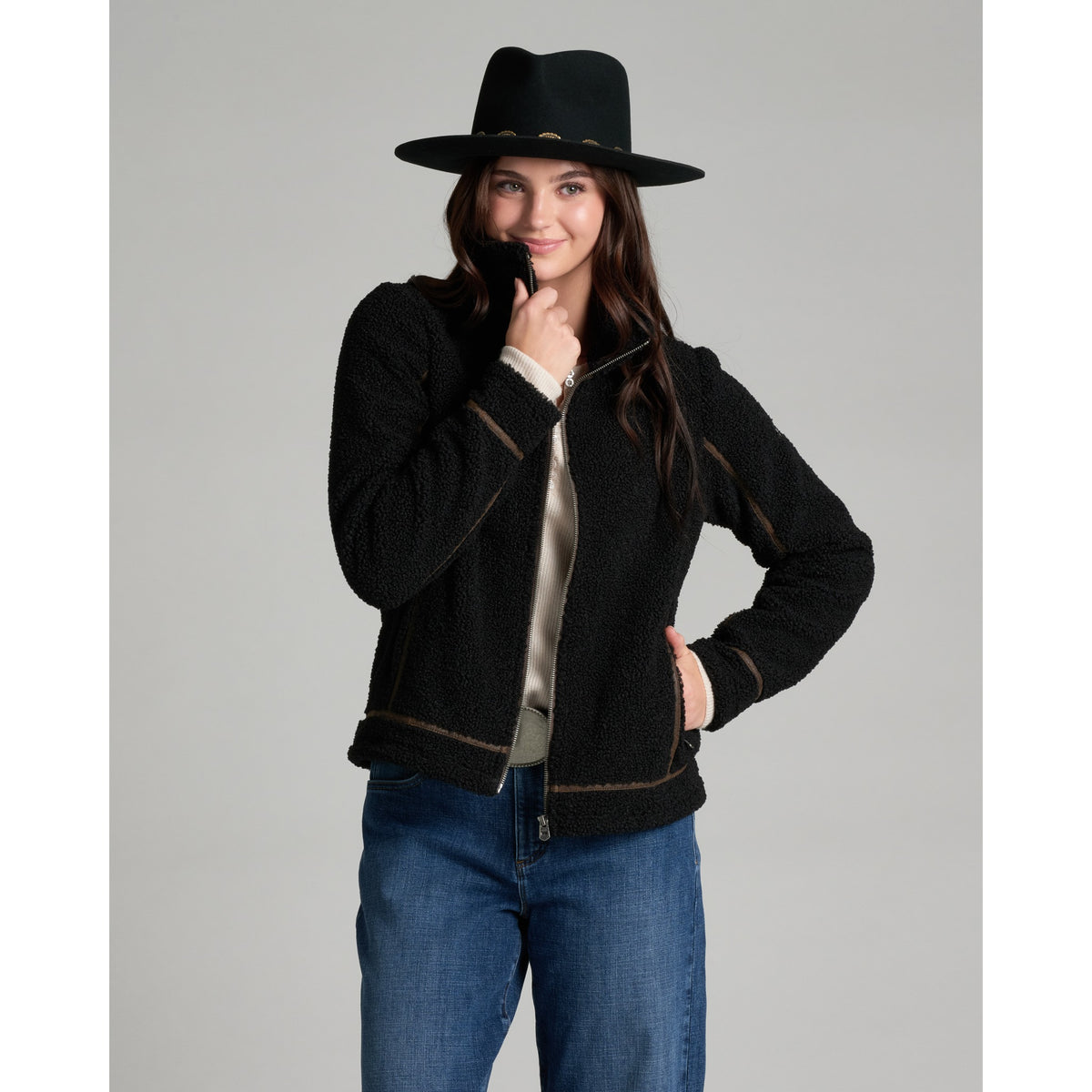 Kuhl Womens Durango Sherpa Jacket - Black