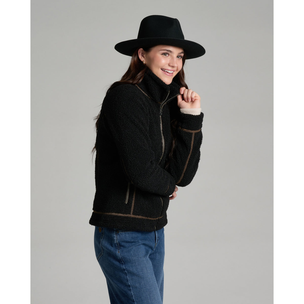 Kuhl Womens Durango Sherpa Jacket - Black