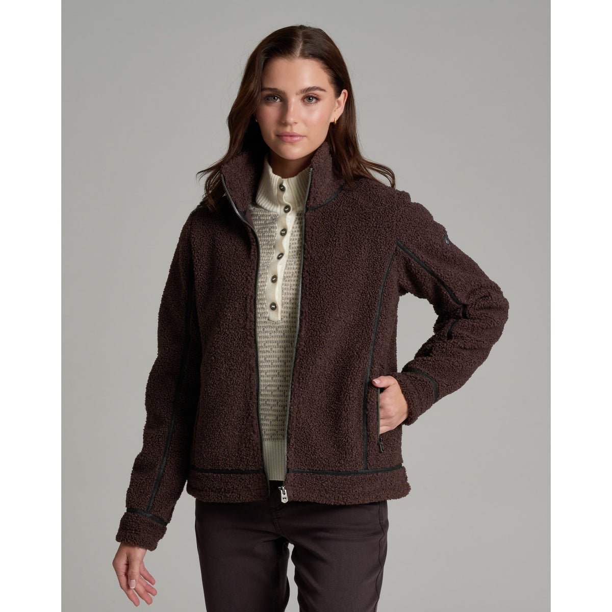 Kuhl Womens Durango Sherpa Jacket - French Roast