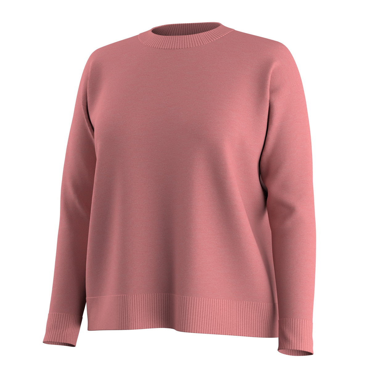Smartwool Womens Edgewood Crew Sweater F26 - Rosewood Heather