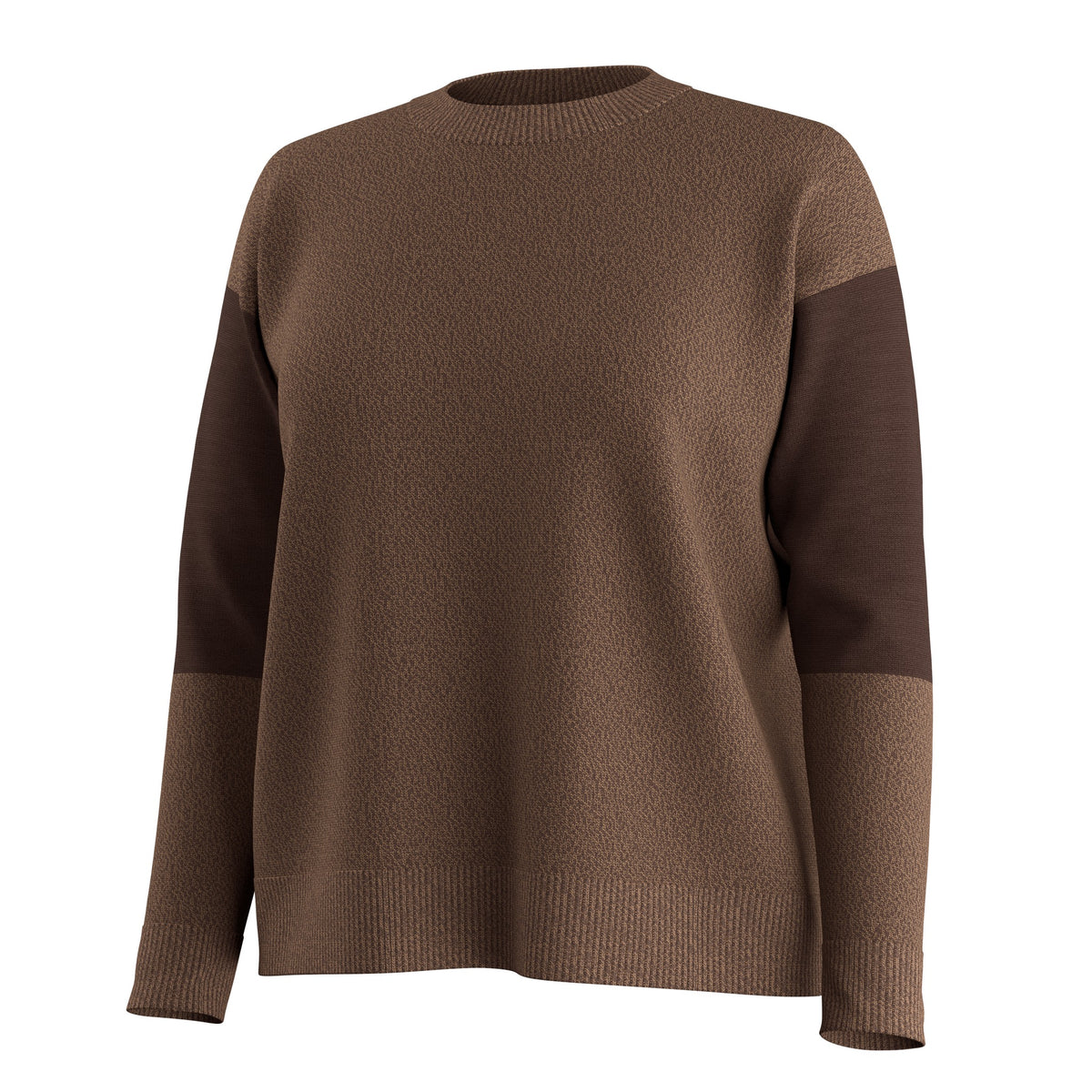 Smartwool Womens Edgewood Crew Sweater F26 - Mink Marl